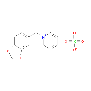 Pyridinium, 1-(1,3-benzodioxol-5-ylmethyl)-, perchlorate