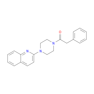 Piperazine, 1-(phenylacetyl)-4-(2-quinolinyl)-