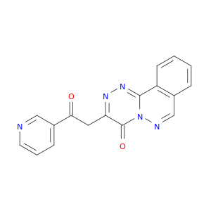 4H-[1,2,4]Triazino[3,4-a]phthalazin-4-one, 3-[2-oxo-2-(3-pyridinyl)ethyl]-