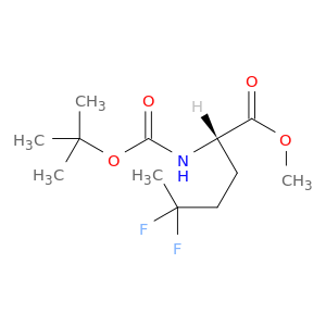 methyl 2-{[(tert-butoxy)carbonyl]amino}-5,5-difluorohexanoate