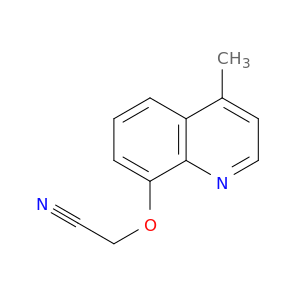 Acetonitrile, [(4-methyl-8-quinolinyl)oxy]-