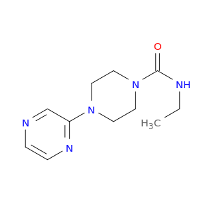 1-Piperazinecarboxamide, N-ethyl-4-pyrazinyl-