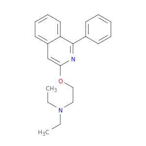 Ethanamine, N,N-diethyl-2-[(1-phenyl-3-isoquinolinyl)oxy]-