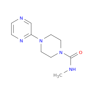 1-Piperazinecarboxamide, N-methyl-4-pyrazinyl-