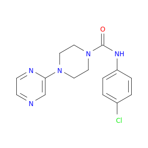 1-Piperazinecarboxamide, N-(4-chlorophenyl)-4-pyrazinyl-