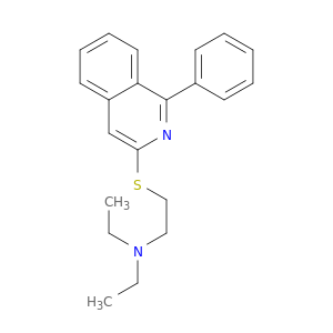 Ethanamine, N,N-diethyl-2-[(1-phenyl-3-isoquinolinyl)thio]-