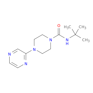 1-Piperazinecarboxamide, N-(1,1-dimethylethyl)-4-pyrazinyl-