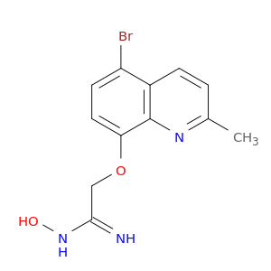 Ethanimidamide, 2-[(5-bromo-2-methyl-8-quinolinyl)oxy]-N-hydroxy-
