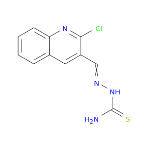 Hydrazinecarbothioamide, 2-[(2-chloro-3-quinolinyl)methylene]-