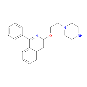 Isoquinoline, 1-phenyl-3-[2-(1-piperazinyl)ethoxy]-