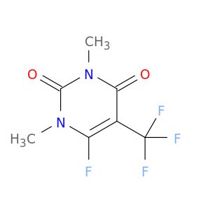 2,4(1H,3H)-Pyrimidinedione, 6-fluoro-1,3-dimethyl-5-(trifluoromethyl)-