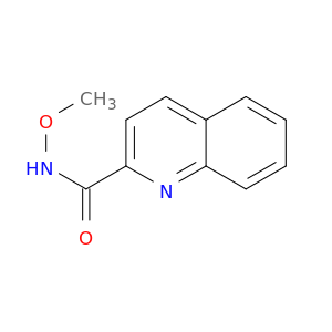 2-Quinolinecarboxamide, N-methoxy-
