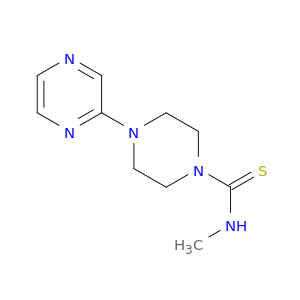 1-Piperazinecarbothioamide, N-methyl-4-pyrazinyl-