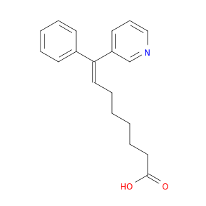 7-辛烯酸,8-苯基-8-(3-吡啶基)-,(Z)-