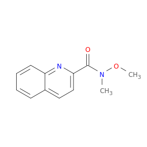 2-Quinolinecarboxamide, N-methoxy-N-methyl-