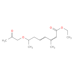 2,4-Octadienoic acid, 3-methyl-7-(2-oxopropoxy)-, ethyl ester