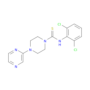 1-Piperazinecarbothioamide, N-(2,6-dichlorophenyl)-4-pyrazinyl-