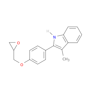 1H-Indole, 3-methyl-2-[4-(oxiranylmethoxy)phenyl]-