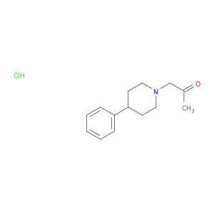 2-Propanone, 1-(4-phenyl-1-piperidinyl)-, hydrochloride