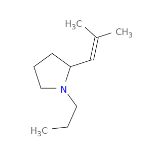 Pyrrolidine, 2-(2-methyl-1-propenyl)-1-propyl-