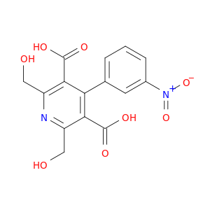 3,5-Pyridinedicarboxylic acid, 2,6-bis(hydroxymethyl)-4-(3-nitrophenyl)-