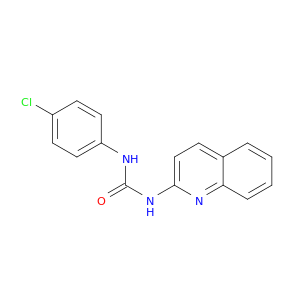 Urea, N-(4-chlorophenyl)-N'-2-quinolinyl-