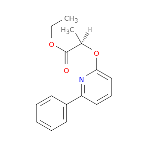 Propanoic acid, 2-[(6-phenyl-2-pyridinyl)oxy]-, ethyl ester, (R)-