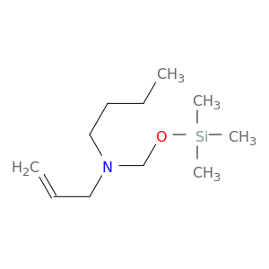 1-Butanamine, N-2-propenyl-N-[[(trimethylsilyl)oxy]methyl]-