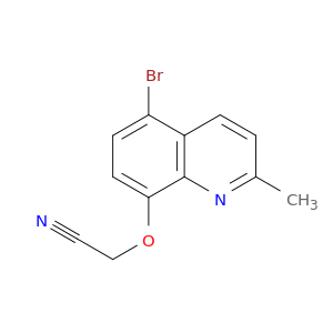 Acetonitrile, [(5-bromo-2-methyl-8-quinolinyl)oxy]-