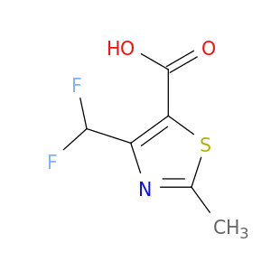 2-甲基-4-(二氟甲基)-1,3-噻唑-5-羧酸