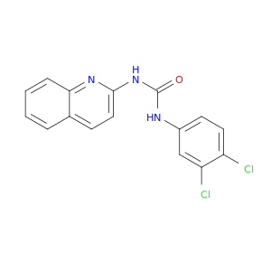 Urea, N-(3,4-dichlorophenyl)-N'-2-quinolinyl-