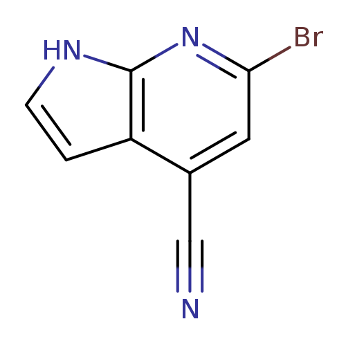 6-Bromo-1H-pyrrolo[2,3-b]pyridine-4-carbonitrile