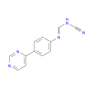 Methanimidamide, N-cyano-N'-[4-(4-pyrimidinyl)phenyl]-
