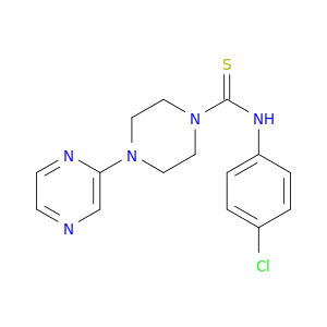 1-Piperazinecarbothioamide, N-(4-chlorophenyl)-4-pyrazinyl-
