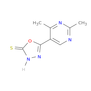5-(2,4-Dimethylpyrimidin-5-yl)-1,3,4-oxadiazole-2(3H)-thione