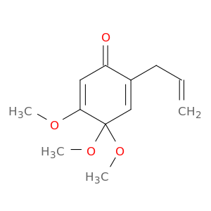 2,5-Cyclohexadien-1-one, 4,4,5-trimethoxy-2-(2-propenyl)-