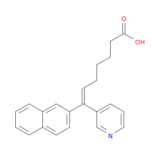 6-Heptenoic acid, 7-(2-naphthalenyl)-7-(3-pyridinyl)-, (Z)-