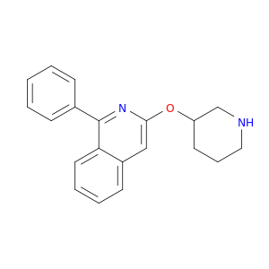 Isoquinoline, 1-phenyl-3-(3-piperidinyloxy)-