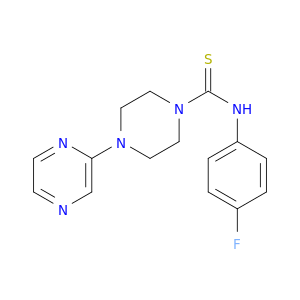 1-Piperazinecarbothioamide, N-(4-fluorophenyl)-4-pyrazinyl-