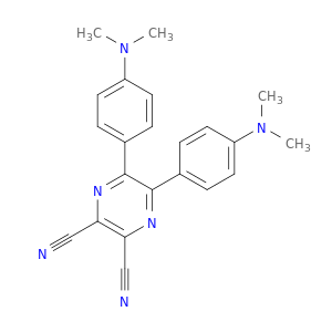 2,3-Pyrazinedicarbonitrile, 5,6-bis[4-(dimethylamino)phenyl]-