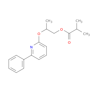Propanoic acid, 2-methyl-, 2-[(6-phenyl-2-pyridinyl)oxy]propyl ester