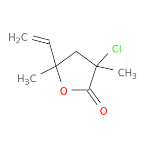 2(3H)-Furanone, 3-chloro-5-ethenyldihydro-3,5-dimethyl-