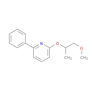 Pyridine, 2-(2-methoxy-1-methylethoxy)-6-phenyl-