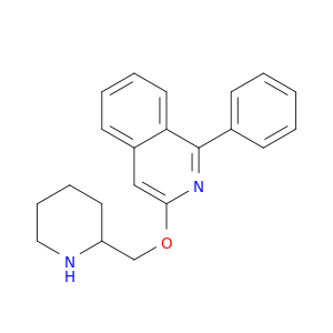 Isoquinoline, 1-phenyl-3-(2-piperidinylmethoxy)-