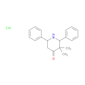4-Piperidinone, 3,3-dimethyl-2,6-diphenyl-, hydrochloride