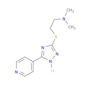 Ethanamine, N,N-dimethyl-2-[[5-(4-pyridinyl)-1H-1,2,4-triazol-3-yl]thio]-