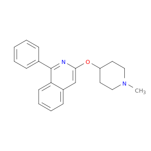 Isoquinoline, 3-[(1-methyl-4-piperidinyl)oxy]-1-phenyl-