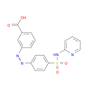 Benzoic acid, 3-[[4-[(2-pyridinylamino)sulfonyl]phenyl]azo]-