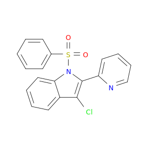 3-Chloro-1-(phenylsulfonyl)-2-(pyridin-2-yl)-1H-indole
