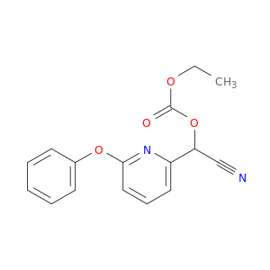 Carbonic acid, cyano(6-phenoxy-2-pyridinyl)methyl ethyl ester